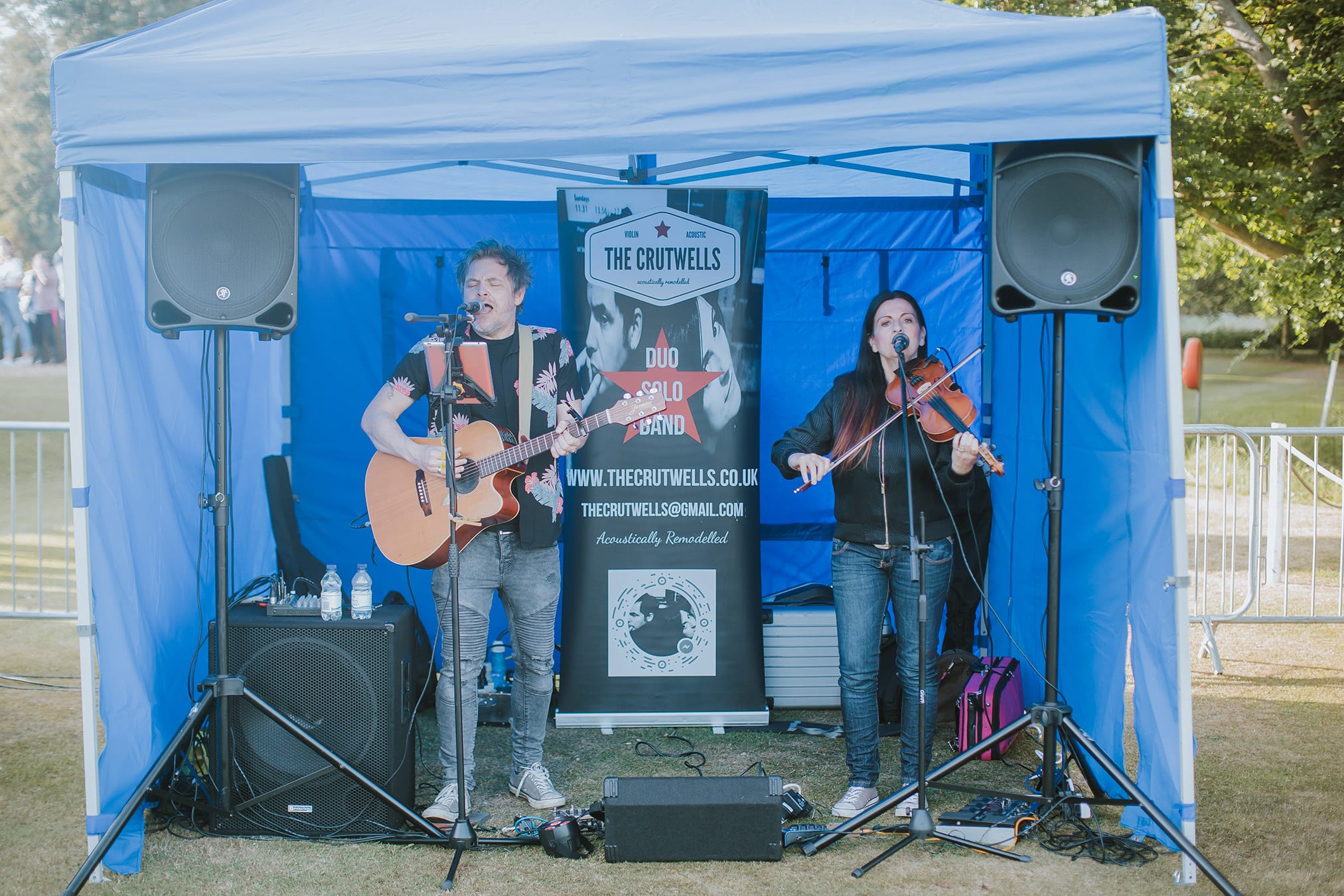 Open-air film screening at MK's Chicheley Hall