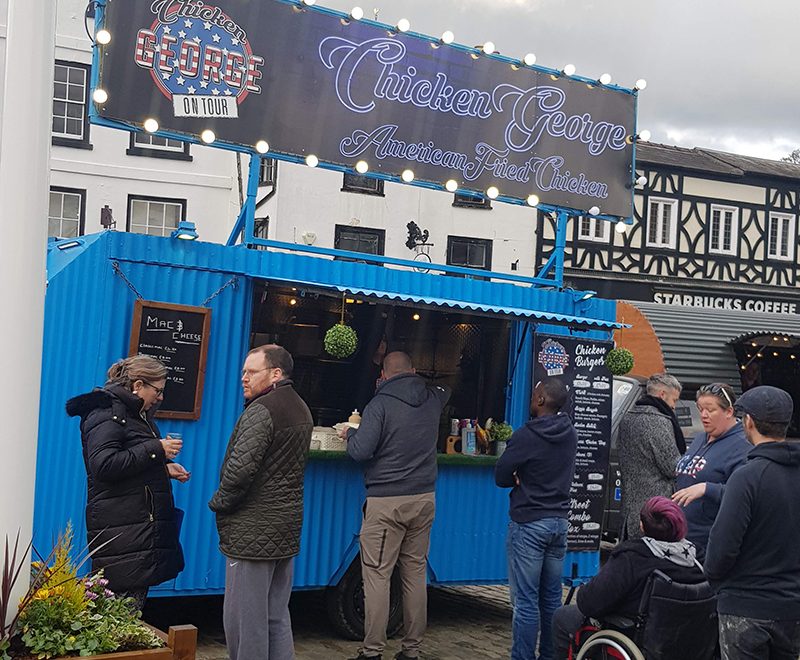 Quality street food in Hitchin has been a hit. Hitchin's Chicken George has gone from strength to strength.