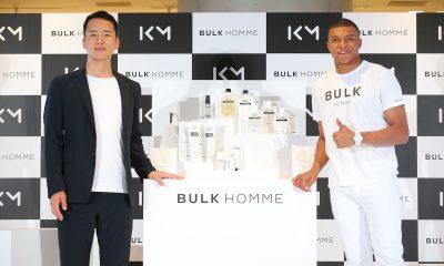 Mbappé and BULK HOMME CEO Takuya Noguchi