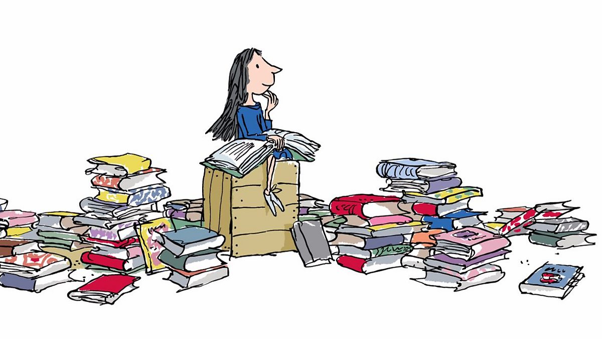 Roald Dahl's Matilda reading books