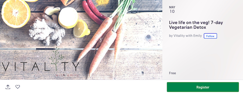 Vitality detox event