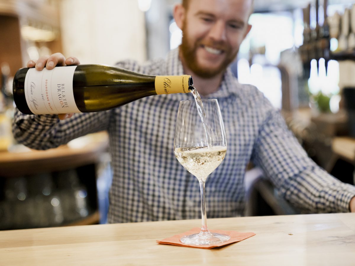 Wine at Bel & The Dragon