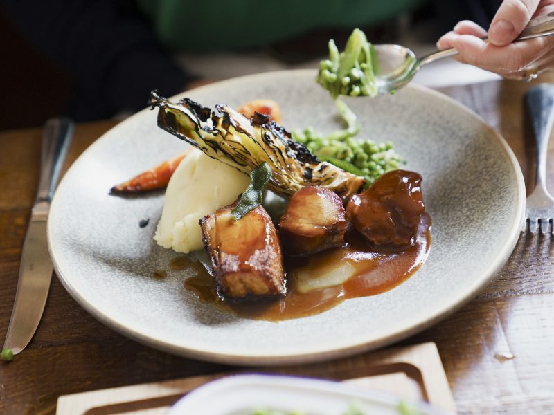 Dining at Bel & The Dragon