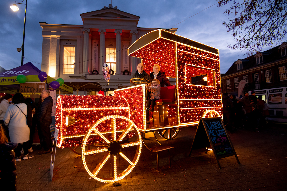 Christmas installations provide the perfect opportunity for a picture