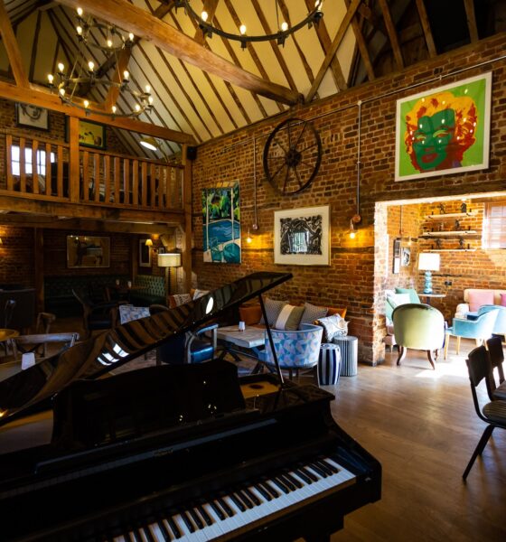 Discover The Stable Bar at Tewinbury Farm Hotel — a new wine bar in Hertfordshire serving sustainable wines, small plates, and live jazz by the river.