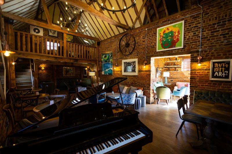 Discover The Stable Bar at Tewinbury Farm Hotel — a new wine bar in Hertfordshire serving sustainable wines, small plates, and live jazz by the river.